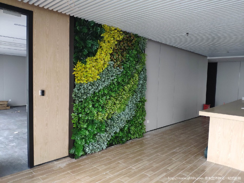 深圳华润银行仿真植物墙