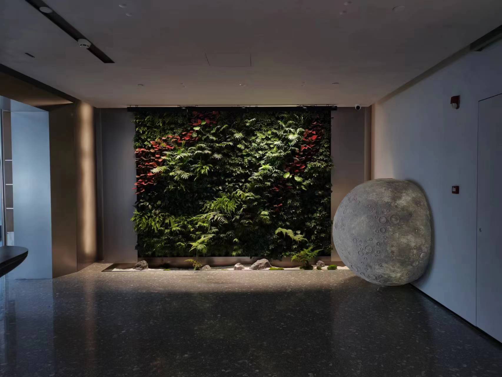 华润置地大厦展厅垂直绿化植物墙