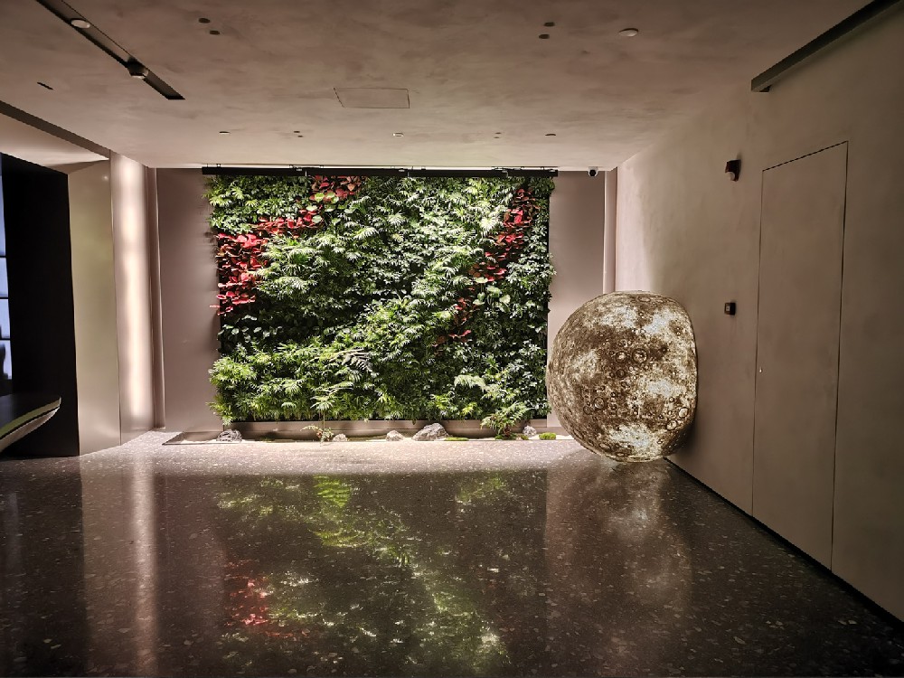 华润置地大厦展厅垂直绿化植物墙